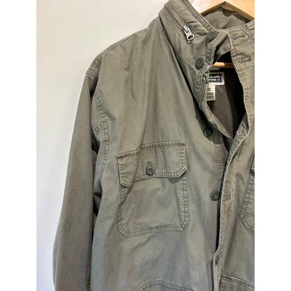 Route 66 Original Clothing mens jacket size L green army canvas utility - Picture 2 of 8